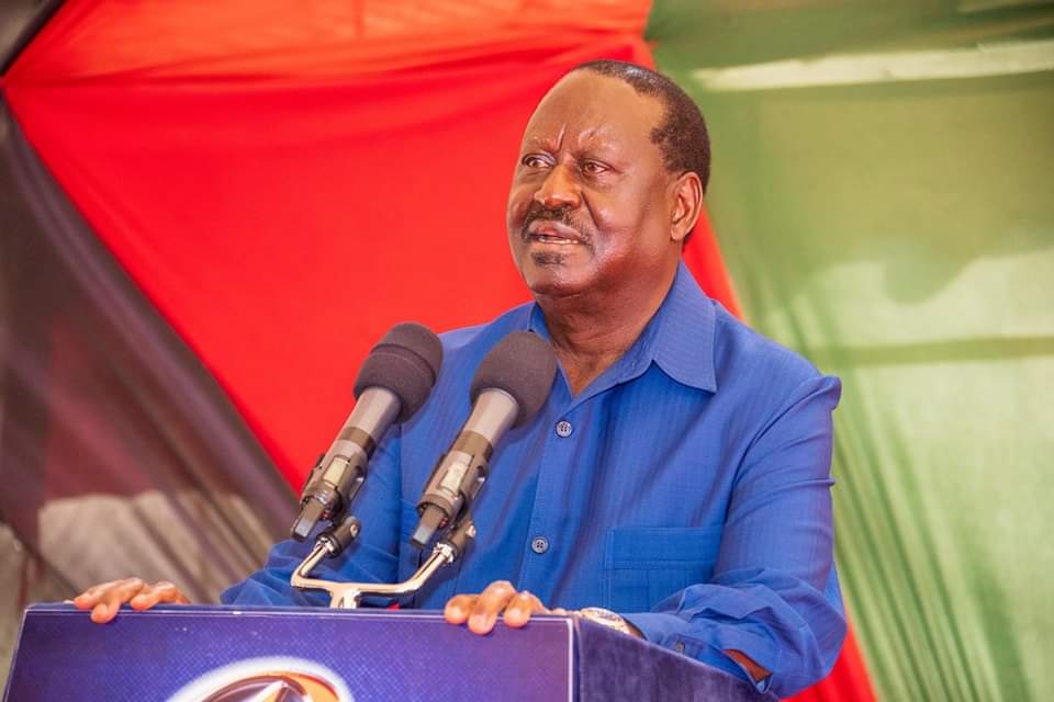 File image of Azimio leader Raila Odinga.